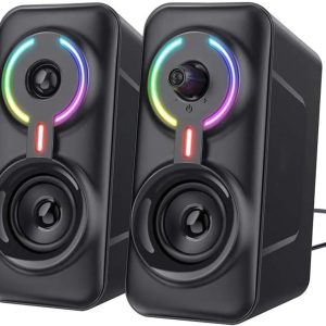 Computer Speakers for Desktop Bluetooth/3.5mm  Stereo Monitor for  Laptop Desk External Studio ojector