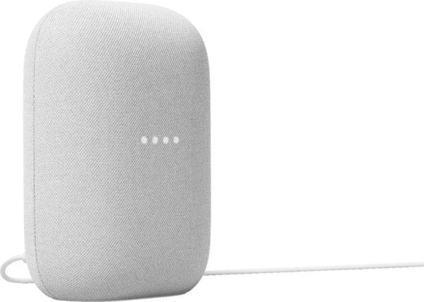 Audio Bluetooth Speaker - Wireless Music Streaming, Powerful Sound, Assistant Built-in, Wi-Fi and Bluetooth Connectivity, Smart Home Control, Stereo Pairing (Chalk)