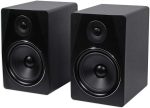 Powered  Studio Monitor Speaker  in Black, 8", 2-Way, 500W, ,  Wood, , Perfect for Stud, Recording, Music