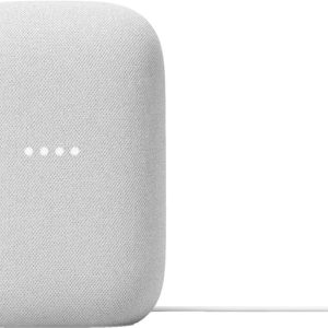 Audio Bluetooth Speaker - Wireless Music Streaming, Powerful Sound, Assistant Built-in, Wi-Fi and Bluetooth Connectivity, Smart Home Control, Stereo Pairing (Chalk)