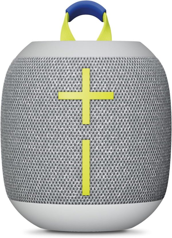 Outdoor Speakers Bluetooth Waterproof with Big Bass & 360-Degree Sound, Dustproof Floating Wireless Speaker, 131ft Range - Gray