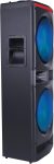 6000W Peak Power Dual 12" Woofers Bluetooth Party Speaker with  Lighting, Mic & Guitar Inputs,  Radio, for Home Karaoke, BBQs, College Events