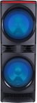 6000W Peak Power Dual 12" Woofers Bluetooth Party Speaker with  Lighting, Mic & Guitar Inputs,  Radio, for Home Karaoke, BBQs, College Events